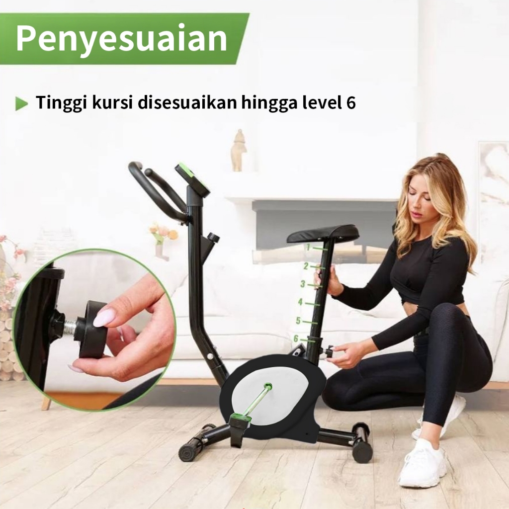 Jual Sepeda Statis Exercise Bike Excercise Bike Belt Bike Sepeda ...