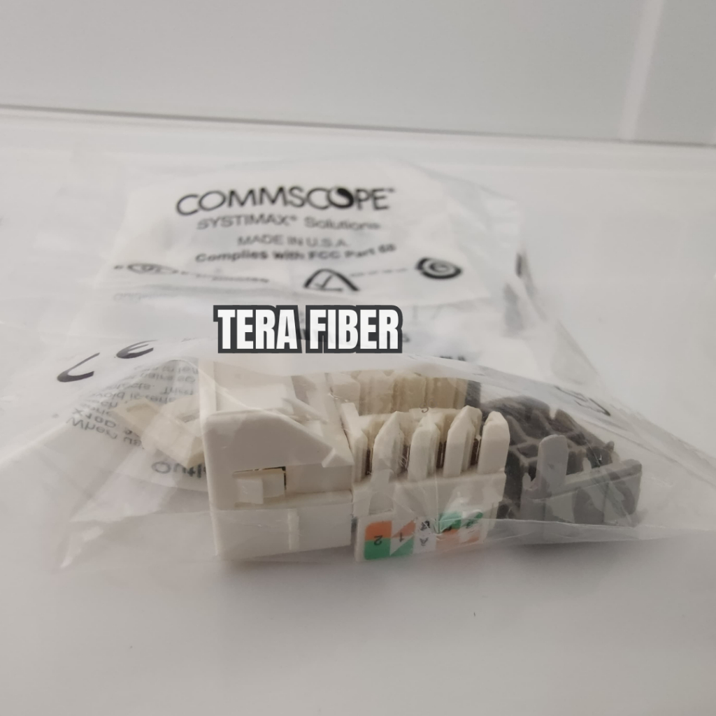 Jual COMMSCOPE SYSTIMAX Modular Cat6 White MGS400-262 / Module Jack Cat ...