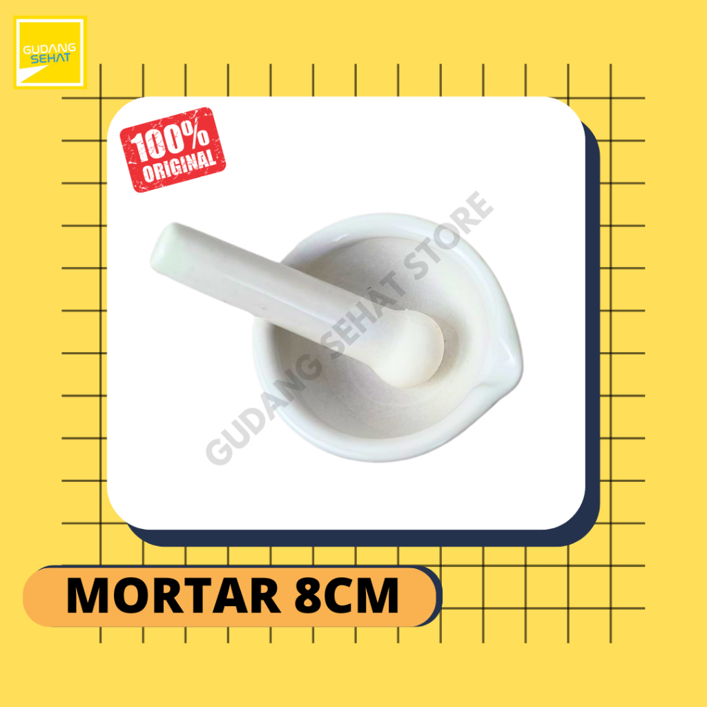 Jual Onehealth Mortar Stamper Mortir Alat Penumbuk Obat Penggerus Obat