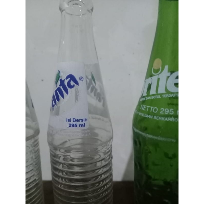 Jual botol bekas botol fanta Coca-Cola sprite kecil ukuran 295 ml ...