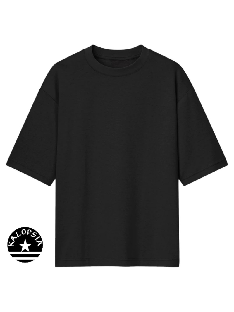 Jual Kaos Polos Oversize Adem Cotton Combed 24s Premium Hitam | Shopee ...
