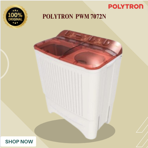 Jual POLYTRON Mesin Cuci 2 Tabung Primadona Giant PWM 7072N 7KG/PWM ...