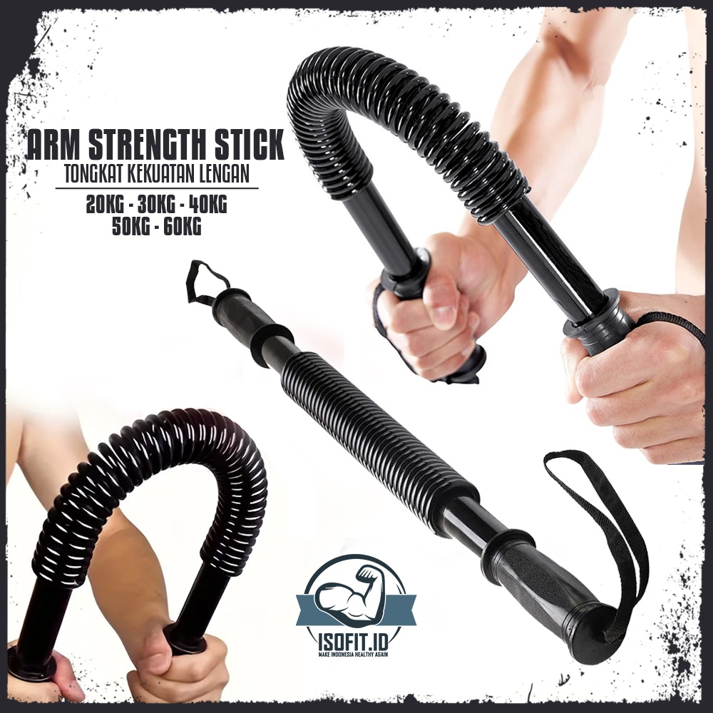 Jual Isofit Arm Strenght Stick / Tongkat Kekuatan Lengan 20kg,30kg,40kg ...