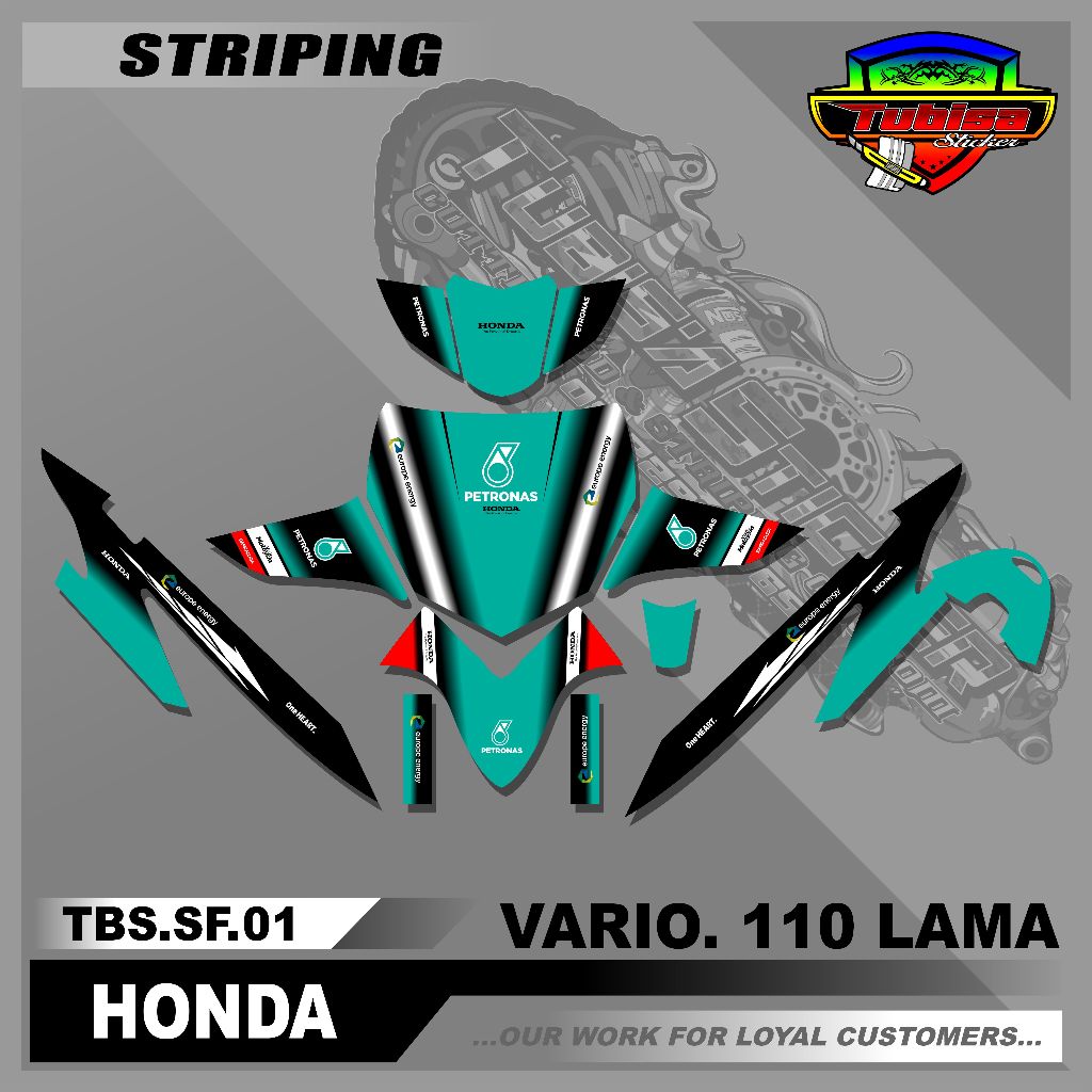 Jual Sticker Decal Full Body Vario 110 Lama - Sticker Decal Vario 110 ...