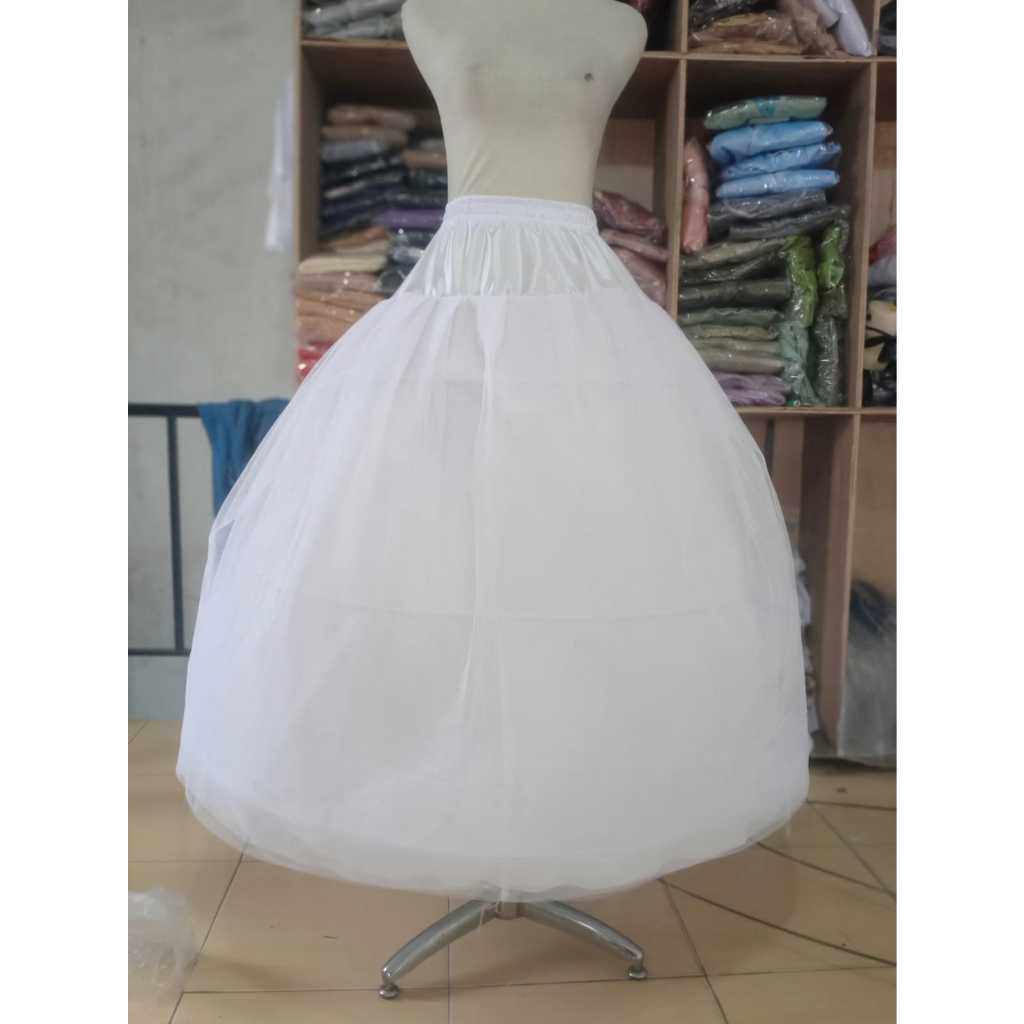 Jual Petticoat/Pertikut/Petikut pengembang gaun Ring 3 plus 3 umpak ...