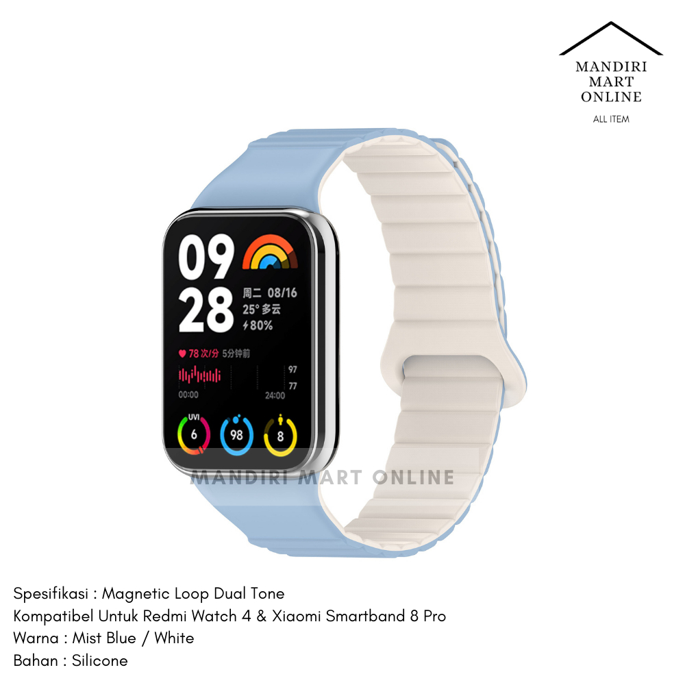 Jual Strap Redmi Watch Magnetic Loop Tali Pengganti Xiaomi Smart