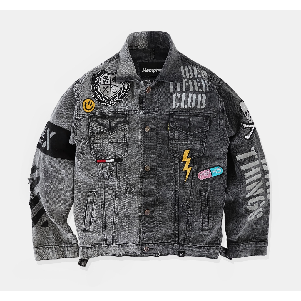 Jual RIPPED DENIM JACKET - DEAD | Shopee Indonesia