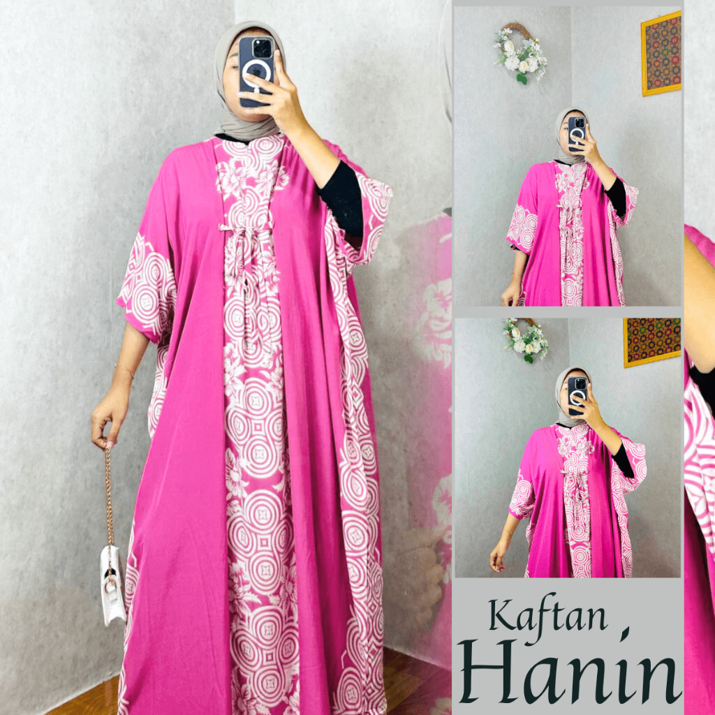 Jual Efita Kaftan Wanita Terbaru Jumbo Lebaran 2023 Gamis Mewah