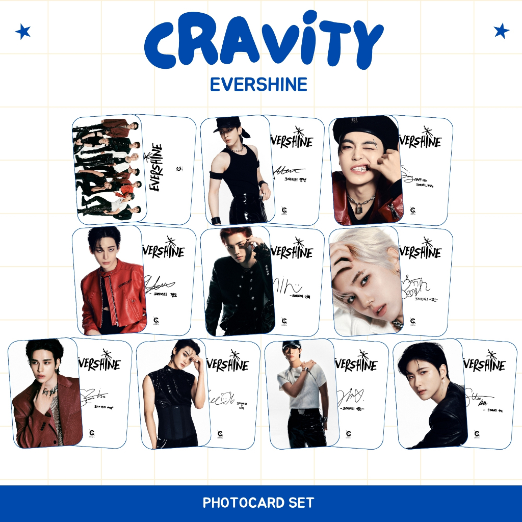CRAVITY 3種　10セット　新品未開封　EVERSHINE Qoo10] Cravity - EVERSHINE