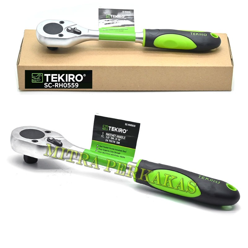 Jual TEKIRO 1/2 INCH RATCHET HANDLE 10INCH / GAGANG RACHET 10