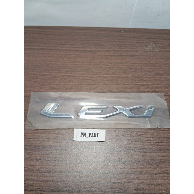 Jual Logo emblem stiker original Yamaha Lexi Lexy warna crom | Shopee ...