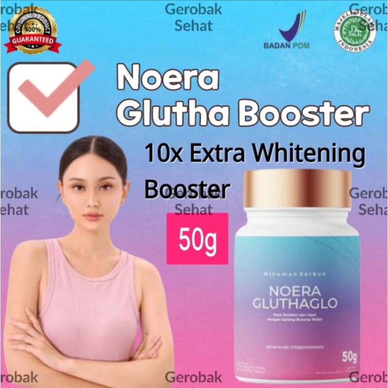 Jual Noera Glutha Booster 10x Extra Whitening Booster Memutihkan Badan ...