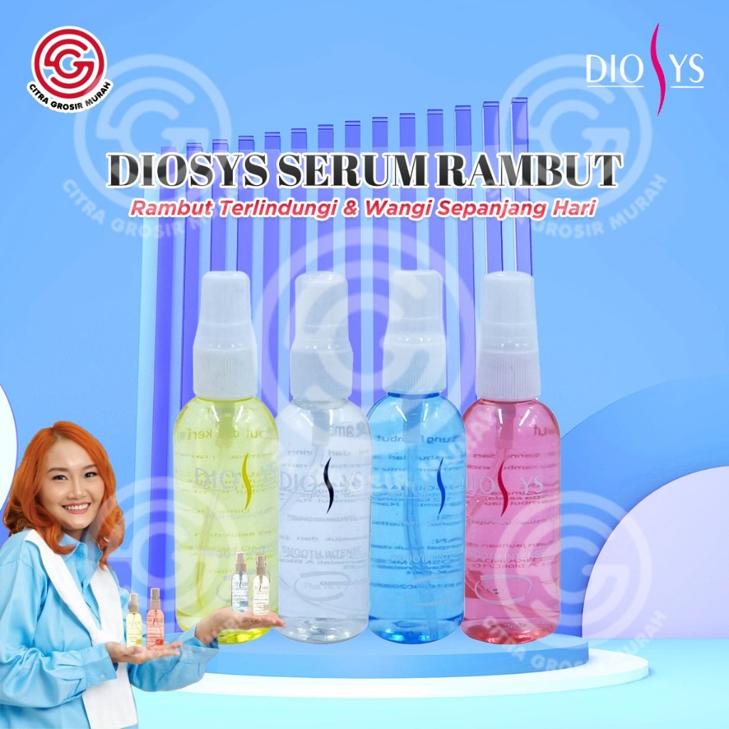 Jual DIOSYS Serum Pelindung Rambut Vitamin Plus Vit E 60ml || Serum ...