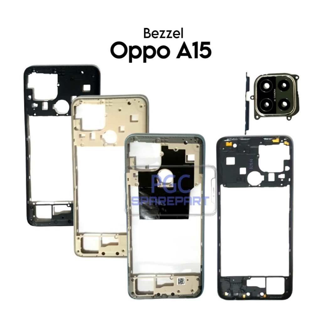 Jual Bezzel Lis Tulang Samping Kaca Kamera Tombol Volume Oppo A15