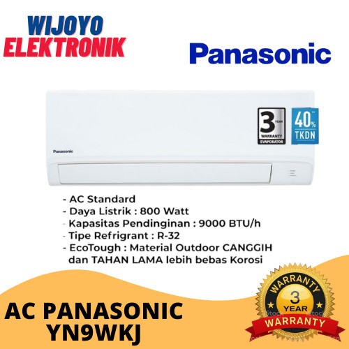 Jual AC PANASONIC CSYN09WKJ 1 PK FREE ONGKIR GARANSI RESMI TERMURAH