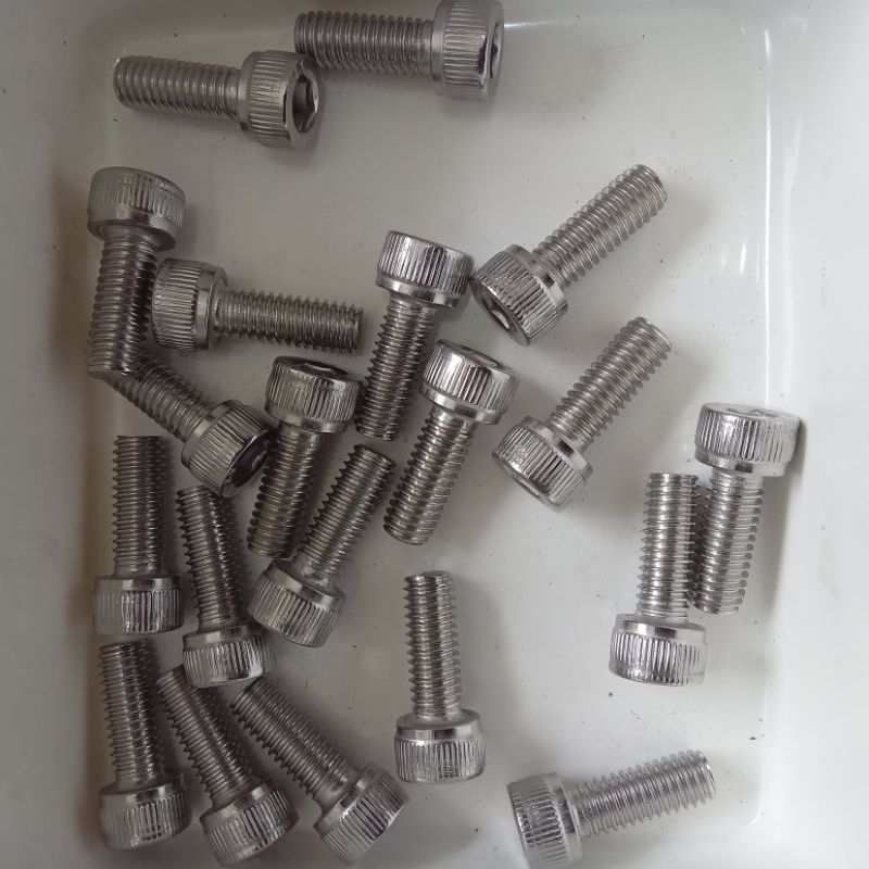 Jual SUS304 Baut L M6 × 12 Stainless Steel/ Baut Socket/Baut Stainless ...