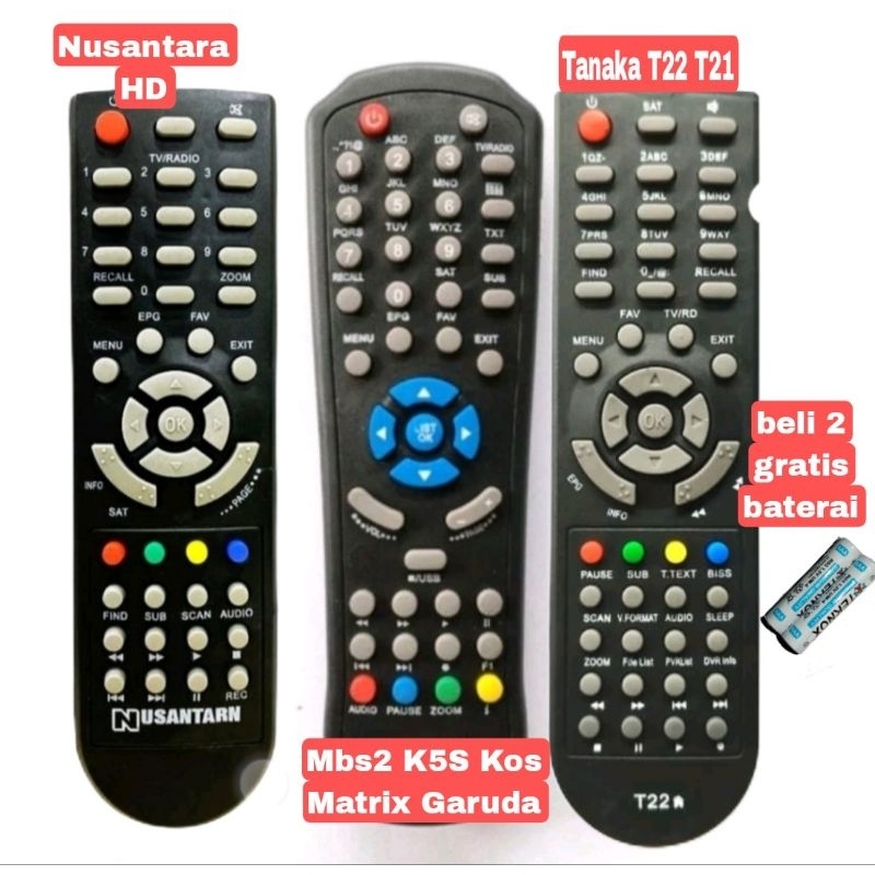 Jual Remot Matrix garuda matrix mbs2 Tanaka T22 T21 K5S Kos Dan ...