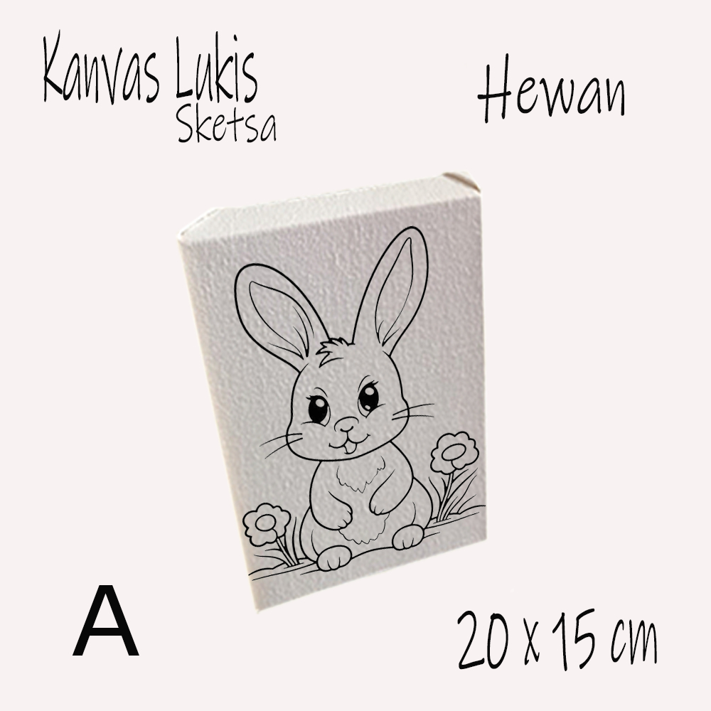 Jual Kanvas Lukis Sketsa Hewan 20x15 | Shopee Indonesia