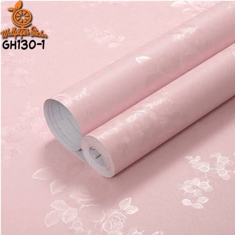 Jual Polos Pink Embos Dan Serat Pink Muda Embos Wallpaper Sticker