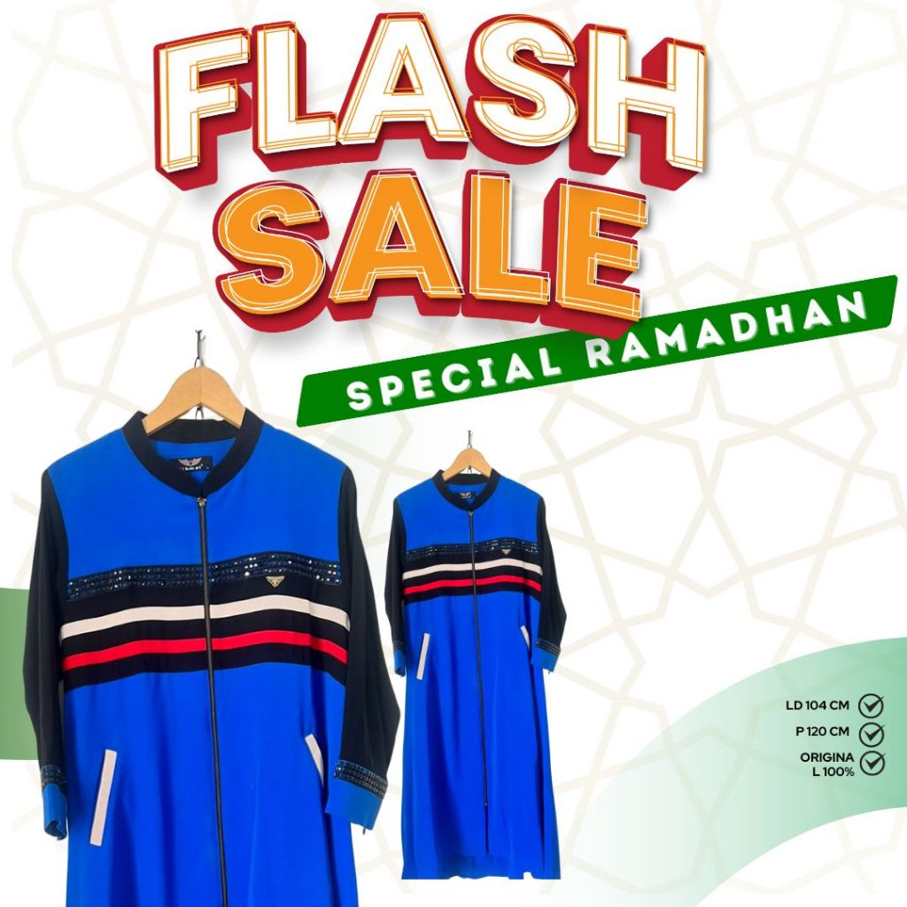 Jual PL GAMIS HIKMAT BIRU | Shopee Indonesia