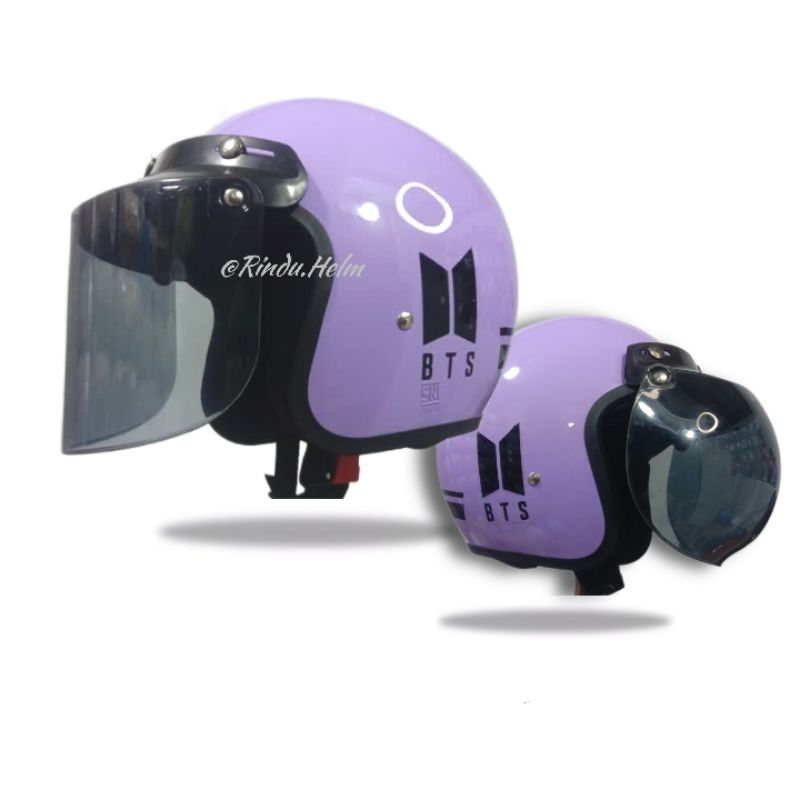 Jual Helm Bogo wanita BTS | Shopee Indonesia