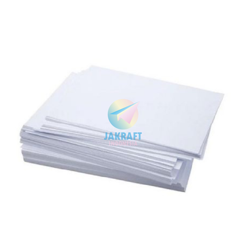 Jual (500 Lembar) Kertas HVS A5 60 Gsm Gram Putih Polos Bahan Pabrik ...