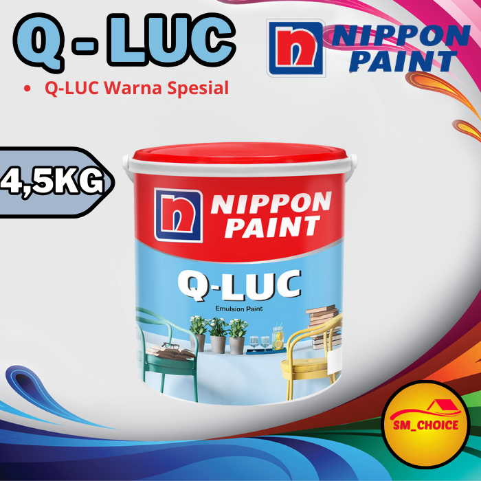 Jual QLUC CAT TEMBOK Q LUC 4,5KG CAT TEMBOK NIPPON PAINT Q LUC WARNA