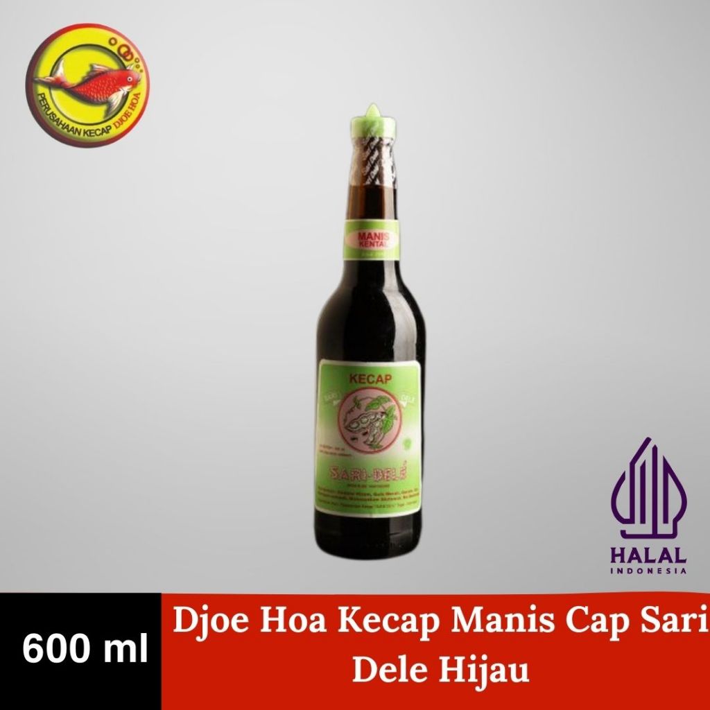 Jual Djoe Hoa Kecap Manis Cap Sari Dele Hijau - 600ml | Shopee Indonesia