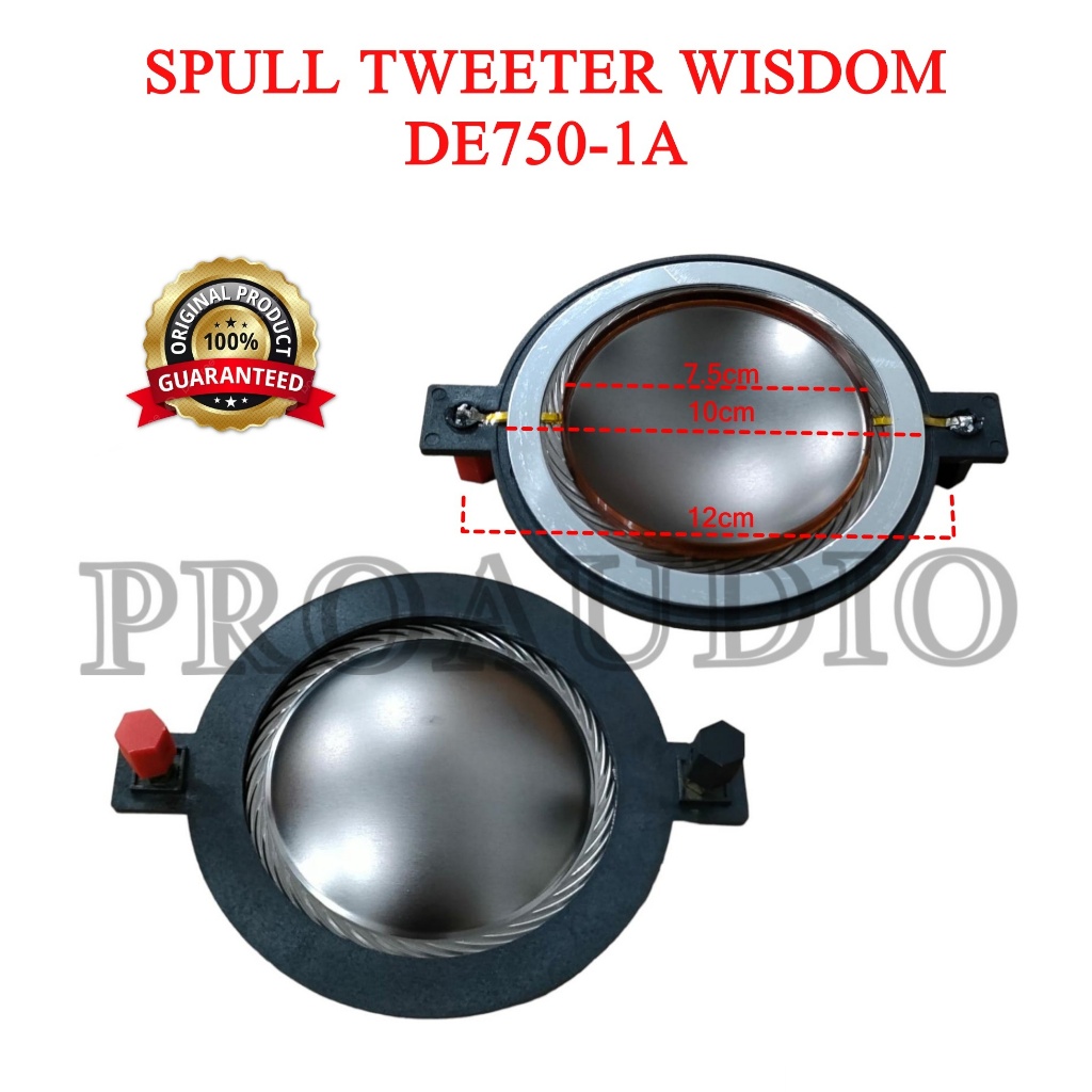 Jual SPUL TWEETER WISDOM DE750-1A SPULL TWETEER DRIVER DE 750 - 1 A ...