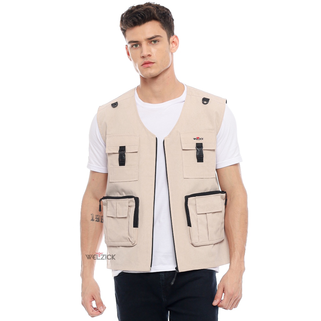 Jual Welzick Vest Tactical Rompi Krem Medium Jumbo - Rgnk01 | Shopee ...