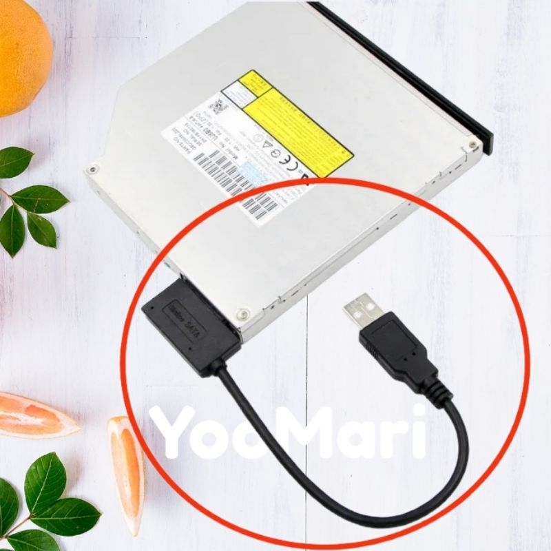 Jual Kabel DVD laptop internal jadi eksternal CD ROM konverter USB SATA