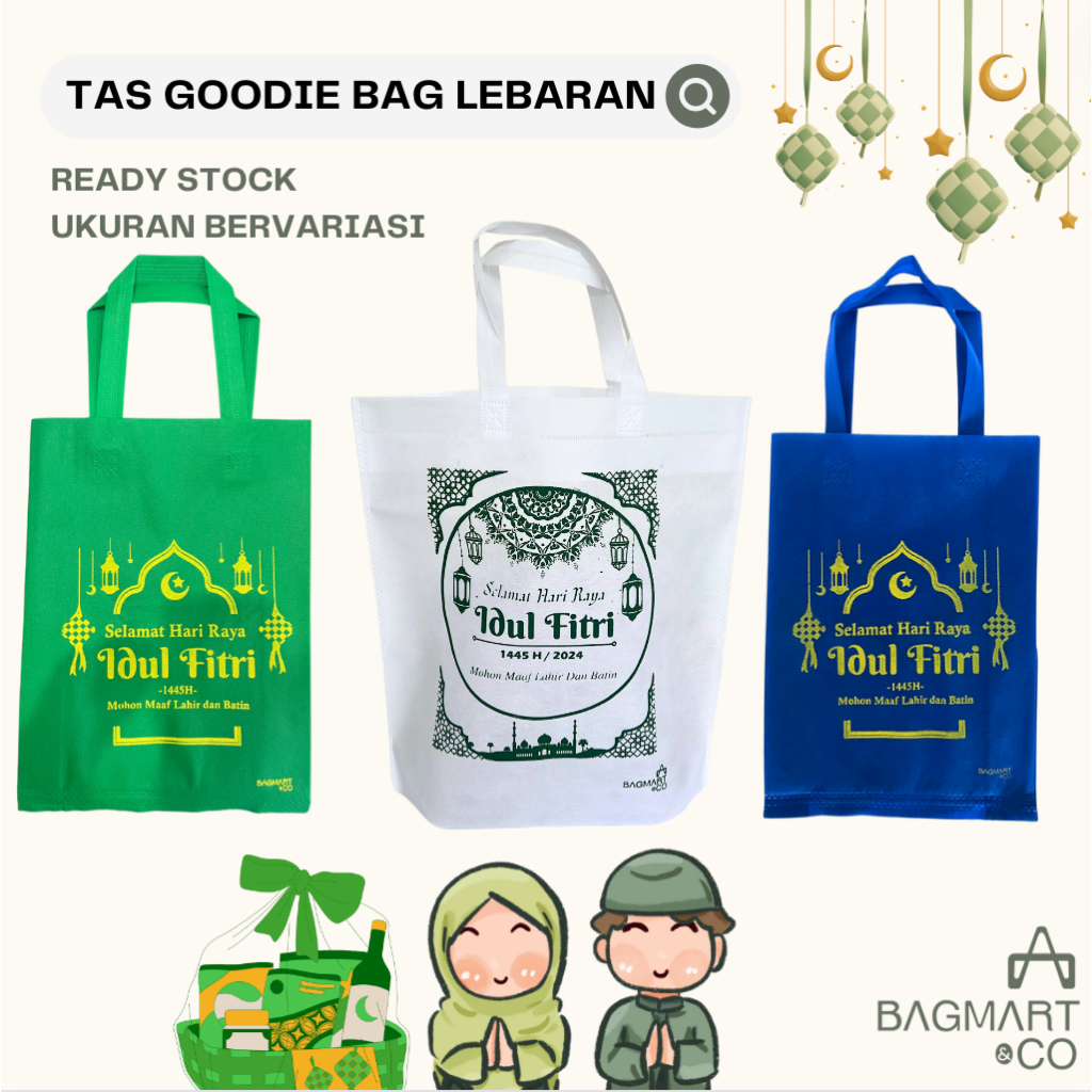 Jual Goodie Bag Tas Lebaran Hari Raya Idul Fitri Bingkisan Souvenir ...