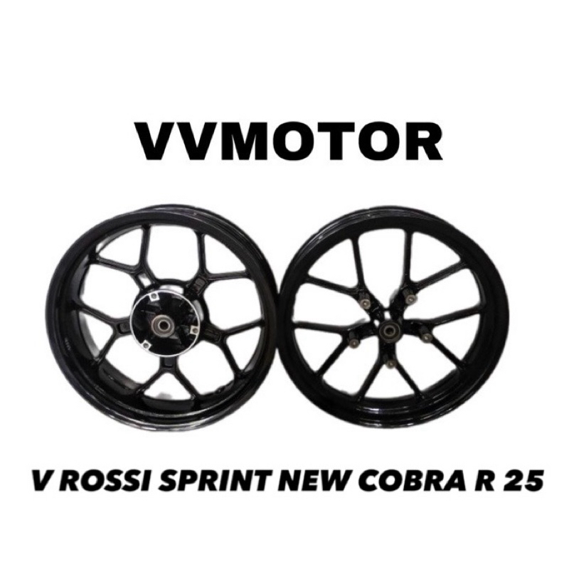 Jual VELG RACING R25 1SET UK 350/550-17 VROSSI SPRINT NEW COBRA DEPAN ...