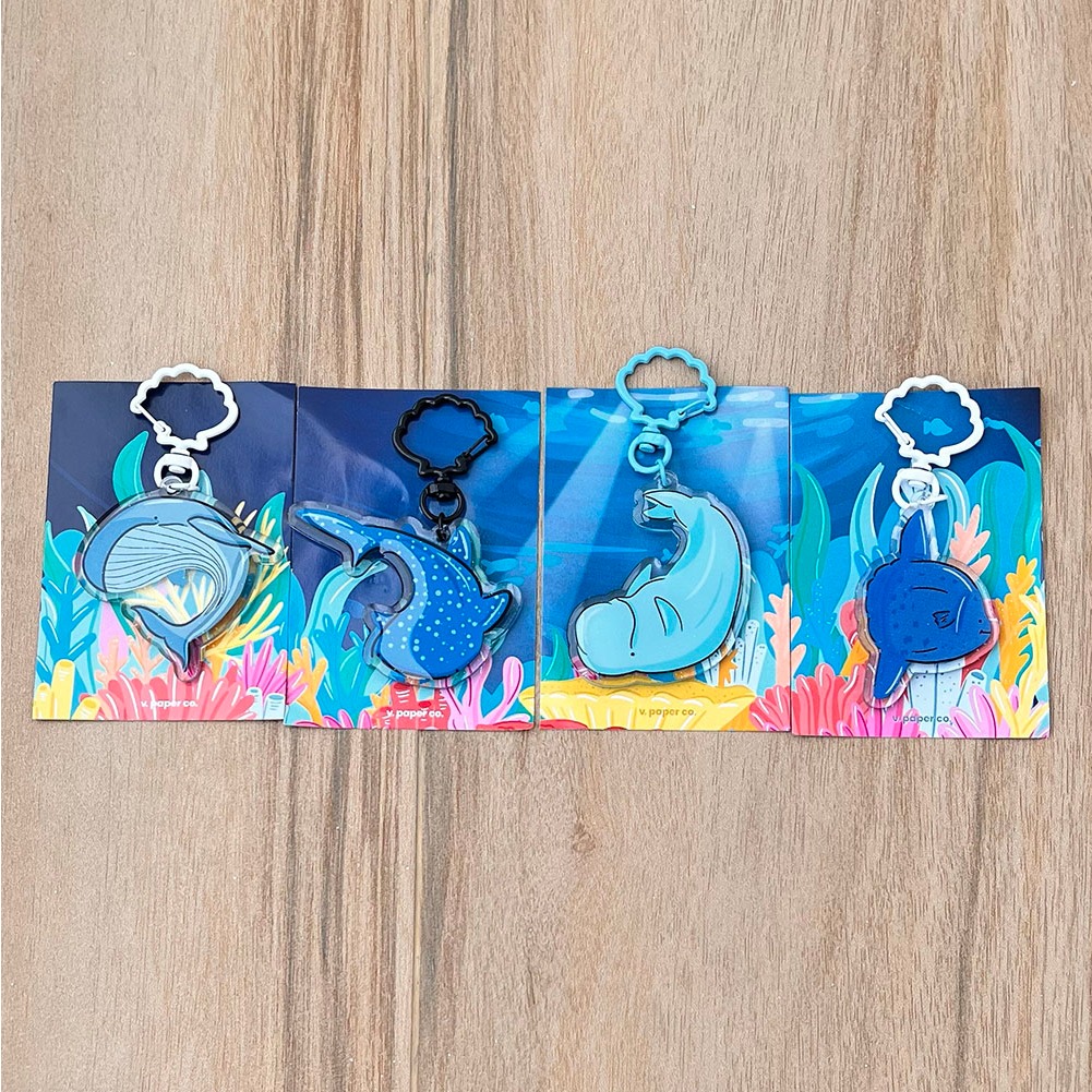 Jual Keychain - Beluga - V. Paper Co. | Shopee Indonesia