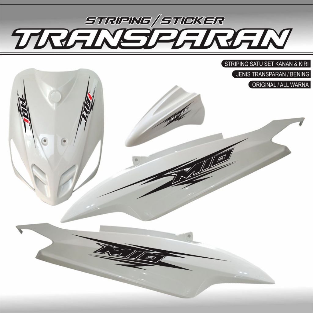 Jual STRIPING TRANSPARAN ALL MIO OLD STIKER MIO SMILE | Shopee Indonesia
