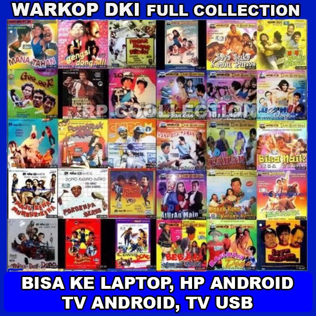 Jual Film Warkop DKI Lengkap Full Dono Kasino Indro USB bisa diputar di