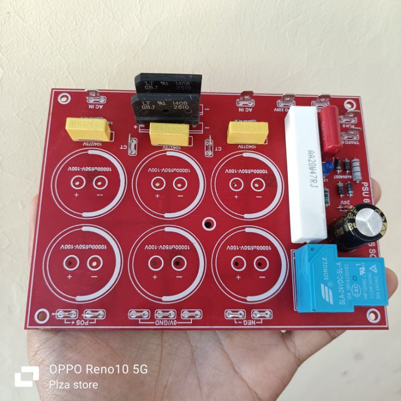 Jual Pcb Psu Elco Plus Softstart Pcb Psu Class Ab Isi Elko Lengkap Softstart Shopee Indonesia