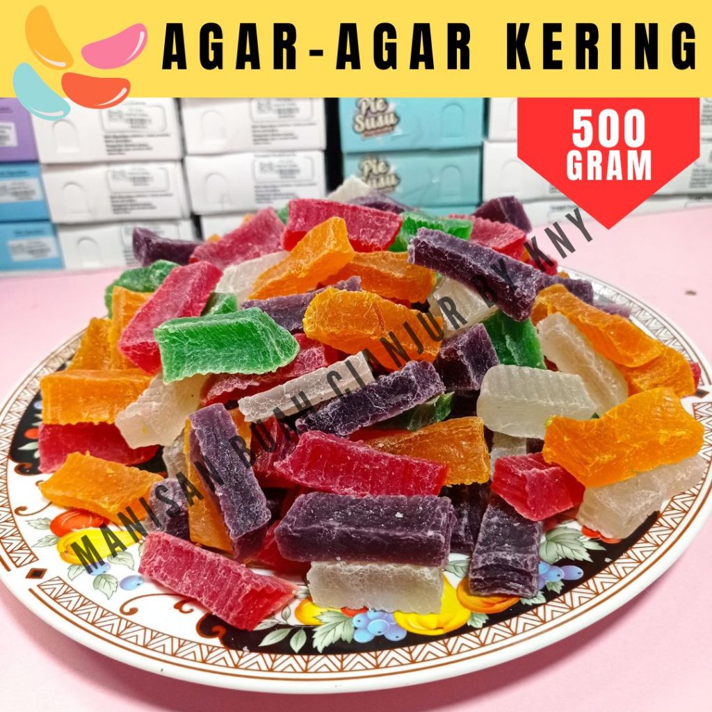 Jual AGAR AGAR 500 GRAM AGAR BUAH AGAR KERING | Shopee Indonesia