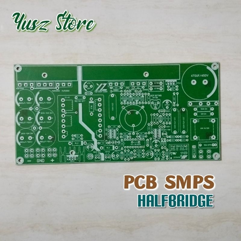 Jual PCB smps HB 100% fix Bahan fiber SMPS Halfbridge Power supply