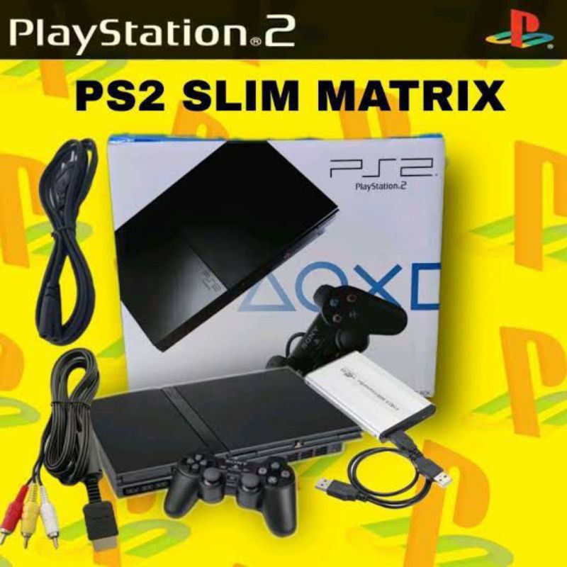 Jual PLAY STATION PS2 SLIM MATRIX 5.0 HARDISK SIAP TEMPUR ALL VARIAN Shopee Indonesia
