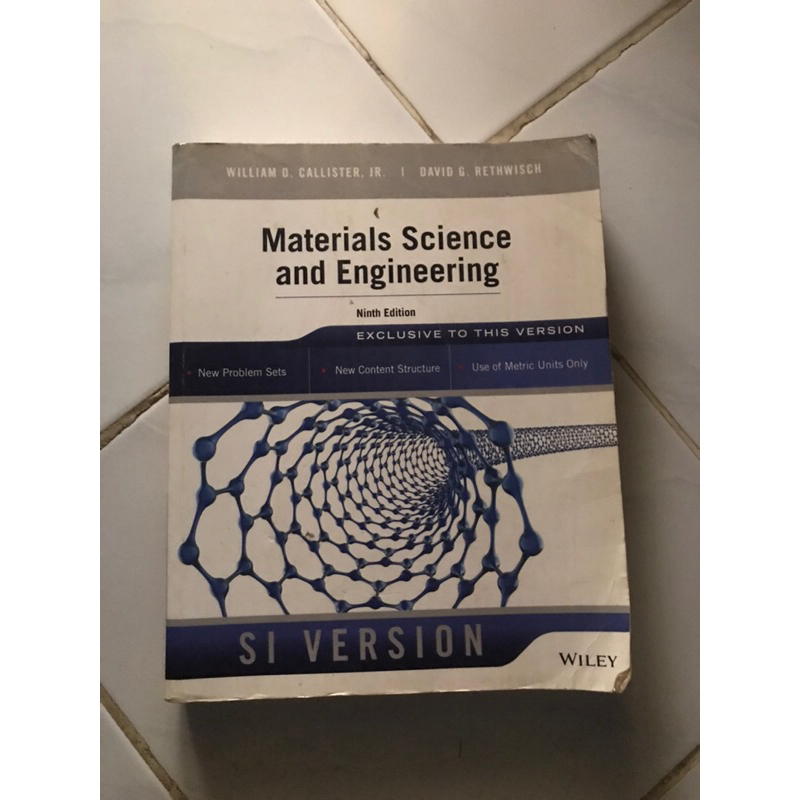Jual materials science and engineering william callister Shopee Indonesia