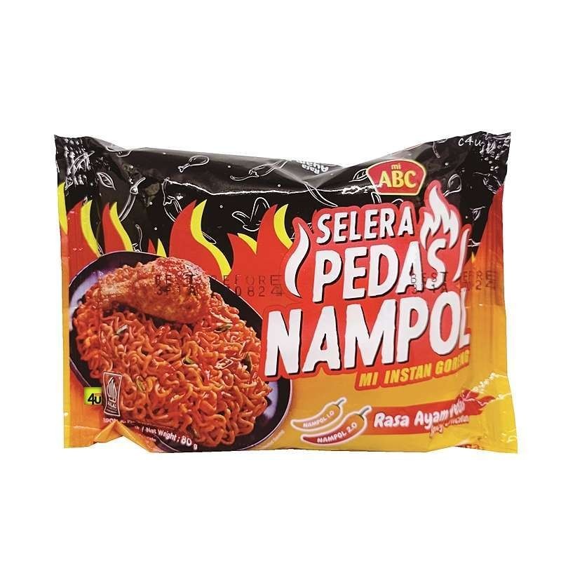 Jual Mie Abc Selera Pedas Nampol Ayam Pedas 80 g | Shopee Indonesia