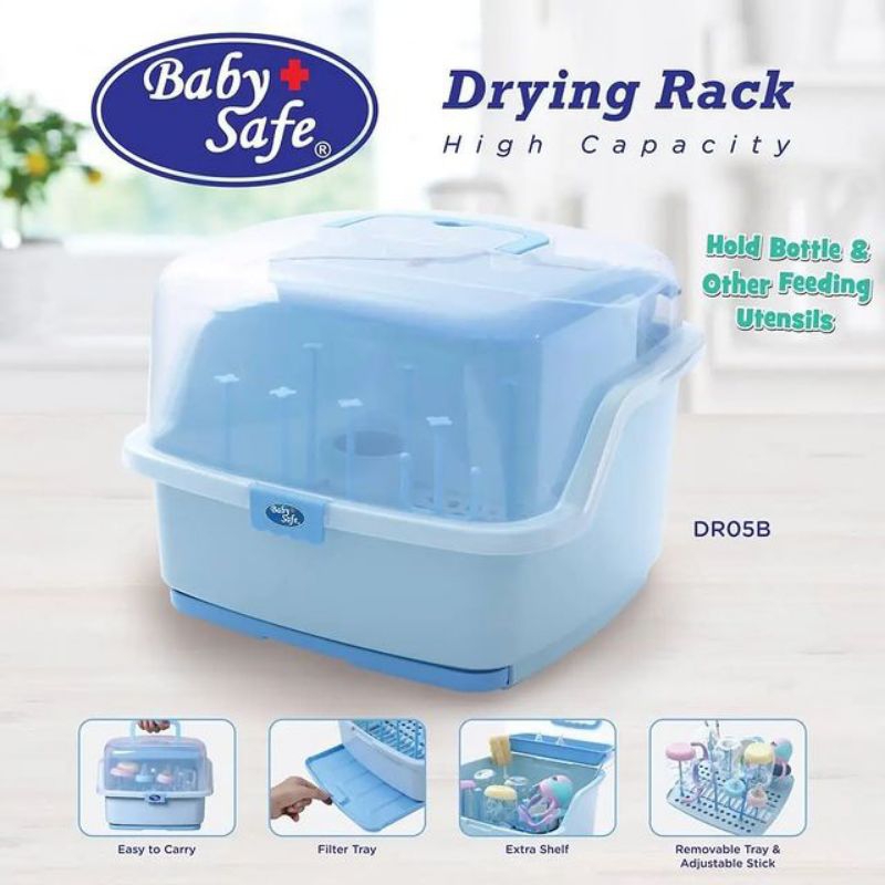 Jual BABY SAFE DRYING RACK HIGH CAPACITY DR05/RACK BOTOL/PACK ...