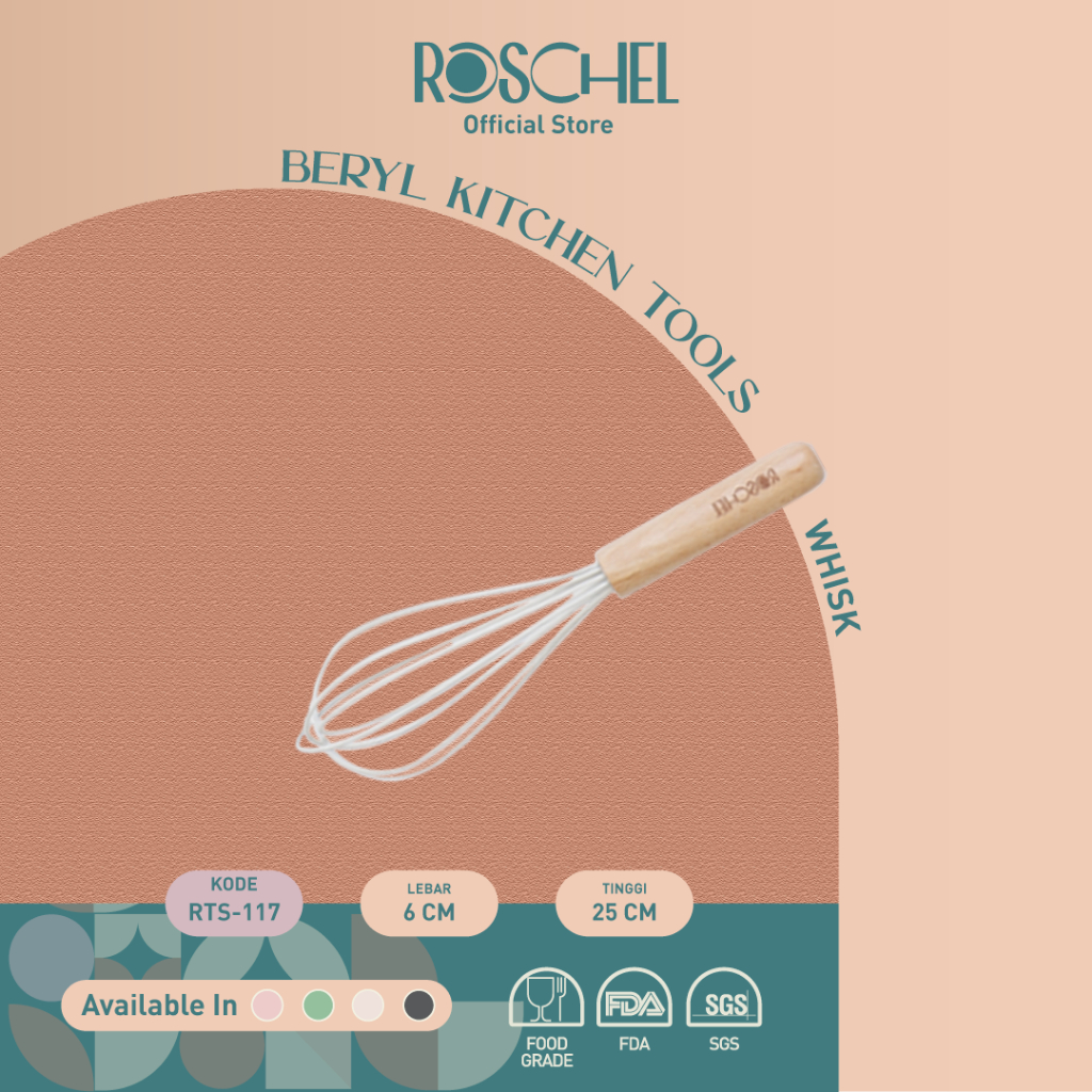 Jual Roschel Beryl Kitchen Tools Peralatan Masak Spatula Sutil Sodet ...