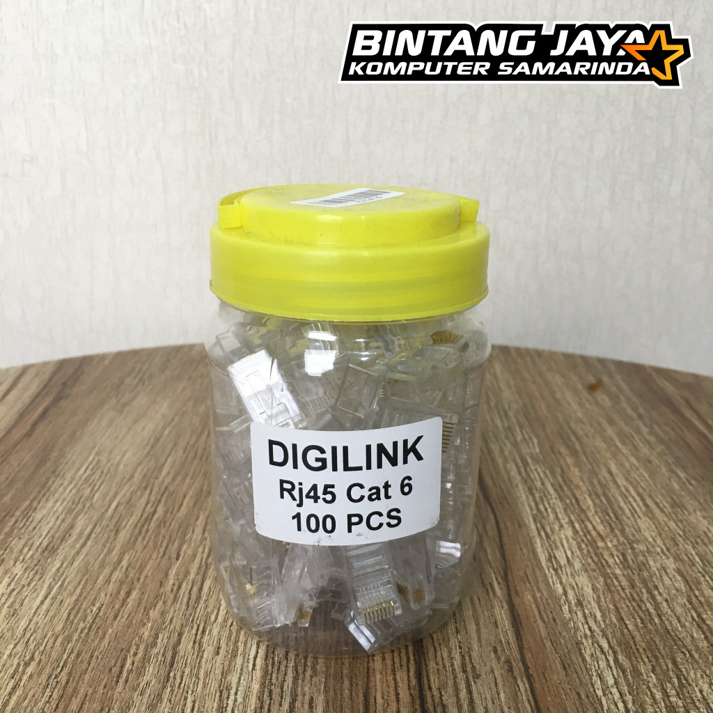 Jual RJ45 Connector Pin CAT 6 Plastik / DIGILINK | Shopee Indonesia