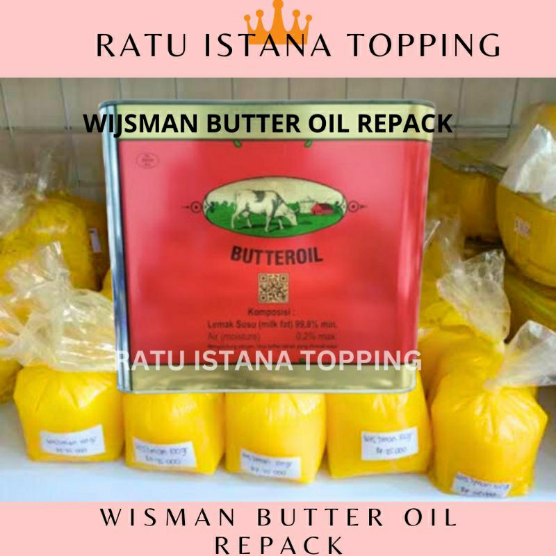 Jual WISMAN BUTTER OIL 100 GRAM REPACK MINYAK MENTEGA WYSMAN NASTAR KUE ...