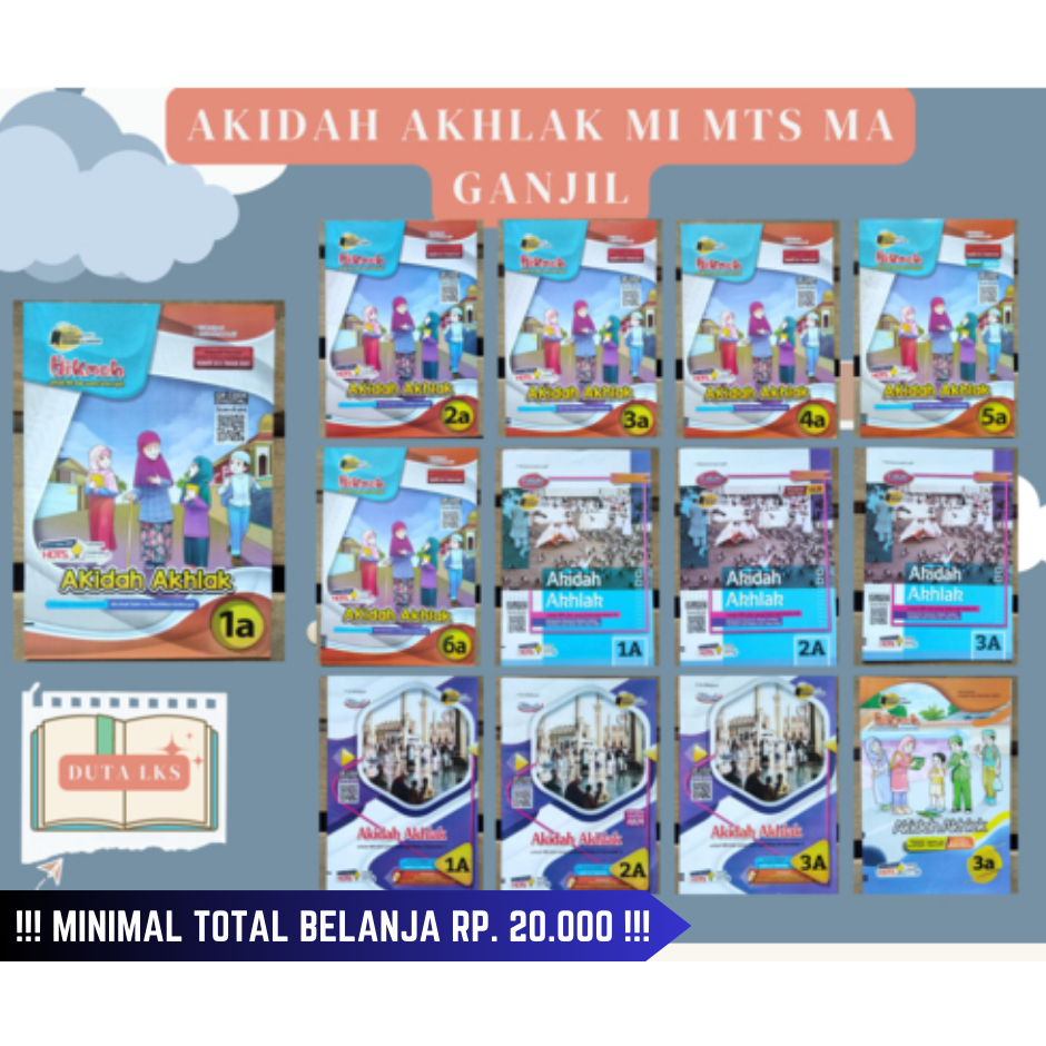 Jual Buku LKS Akidah Akhlak Kelas 1 2 3 4 5 6 7 8 9 10 11 12 Ganjil ...