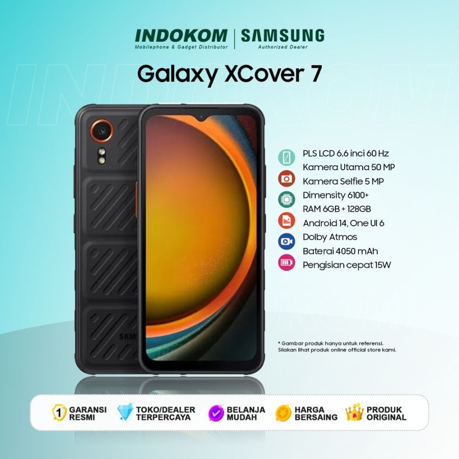 Jual Samsung Galaxy XCover 7 6GB/128GB Garansi Resmi | Shopee Indonesia