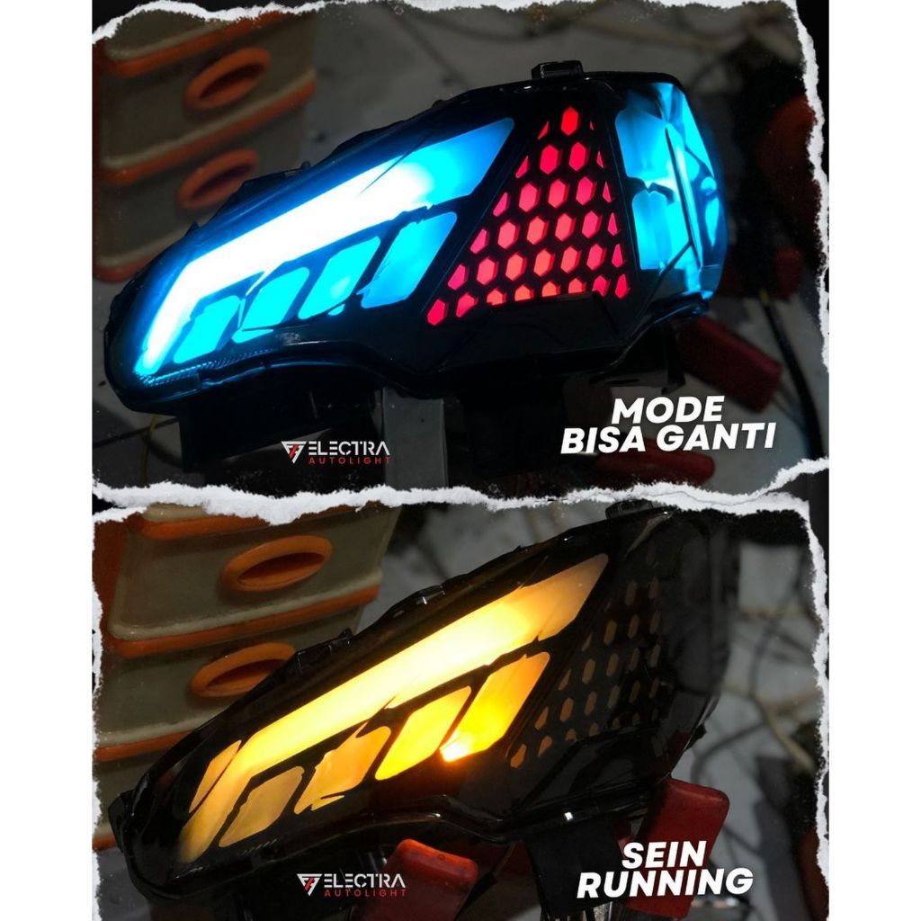 Jual Lampu Stop Stoplamp 3in1 Sein Running Rgb Belakang Full Set ...