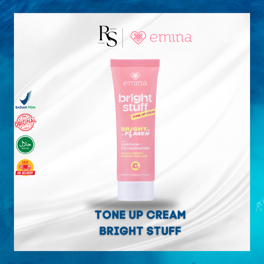 Jual Emina Bright Stuff Tone Up Cream 20 ml Pelembab Wajah